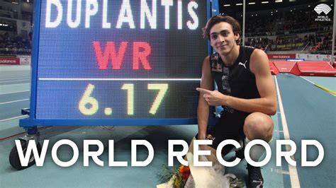 Armand Duplantis 617m Pole Vault World Record Youtube