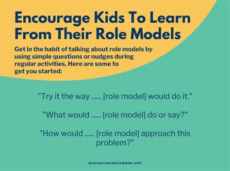 how to use role models to see things through — making caring common