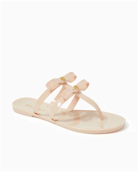 Lilly Pulitzer Harlow Jelly Sandal In White Lyst