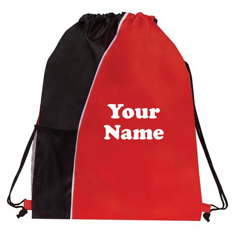 Individually Personalized Drawstring Backpack