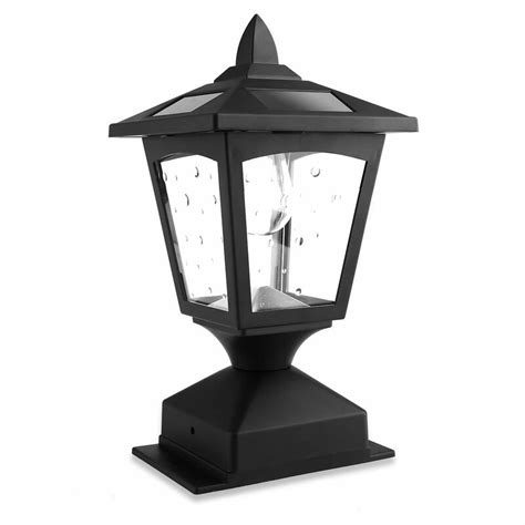 Your modern pier stock images are ready. Arturo Solar Powered 1-Light LED Pier Mount Light ...