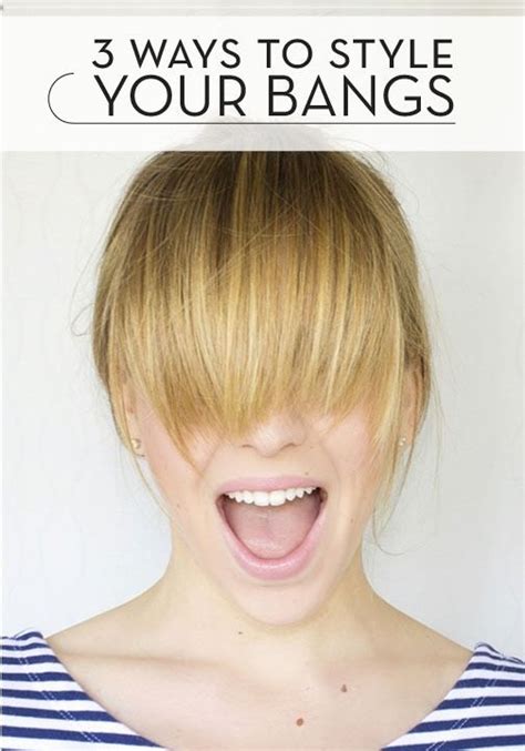 3 Ways To Style Grown Out Bangs Vanilla Extract Growing Out Bangs