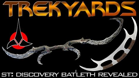 st discovery klingon new bat leth trekyards analysis youtube