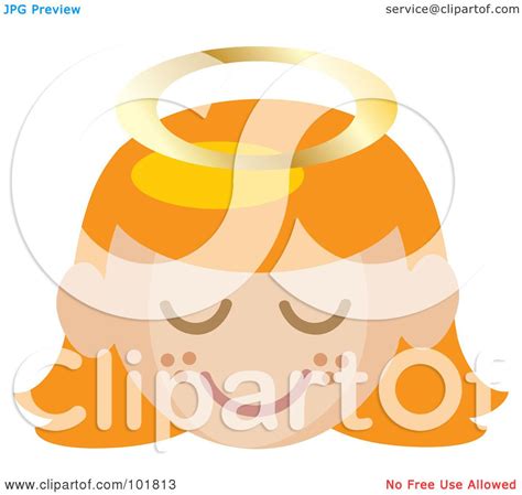 Royalty Free Rf Clipart Illustration Of A Red Haired Angel Girl With
