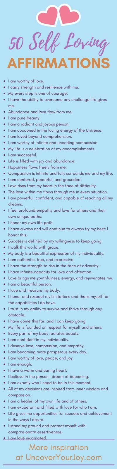50 Affirmations For Self Love Inspiring Resources Quotes And More