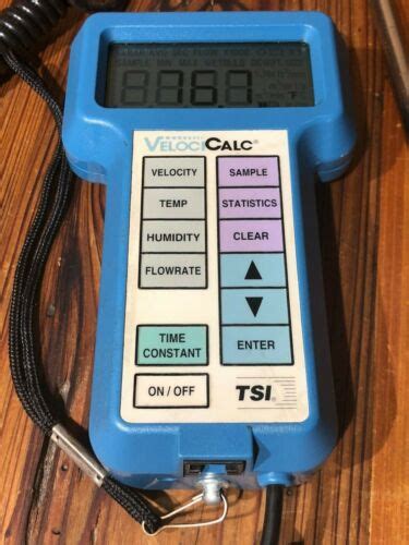 Tsi Velocicalc Air Velocity Meter Model 8345 W Articulating Probe 8345