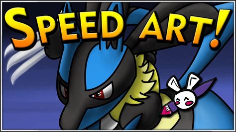 Lucario Vs Zoroark Pokemon Speedart Speedpaint Fanart Youtube