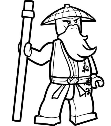 Out of the shadows premier… Coloriage Ninjago Sensei Wu dessin gratuit à imprimer