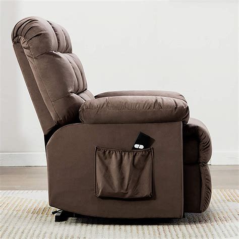 Electric Lift Chair Recliner Thick Backrest Padded Seat Armchair For