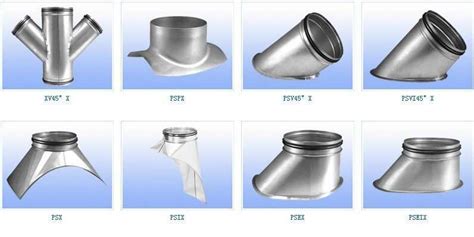 Hvacr Parts Round Spiral Air Duct And Fittings