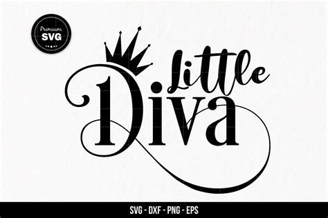 Little Diva Svg Baby Princess Svg Newborn Svg Baby Shower Etsy