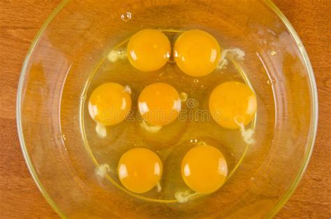Raw Egg Yolks 1 Stock Image Image Of Chicken Glass 28752169