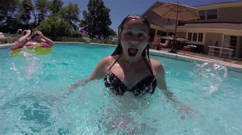 Gopro Emmas Summer Pool Party Youtube