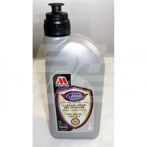 Classic Gear Oil Ep80w90 1 Litre Brown And Gammons