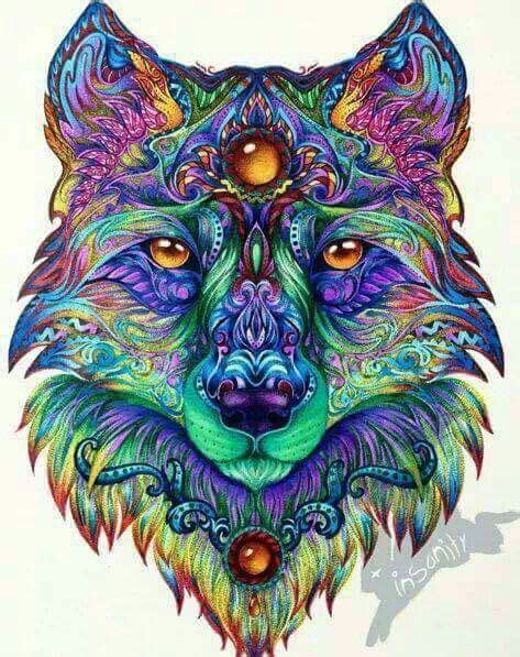 Mandala de loup t shirt premium enfant spreadshirt. Beautiful wolf | Image coloriage, Coloriage mandala ...