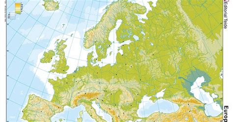 Ciencias Sociales Mapa Europa FÍsico