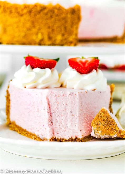 Best No Bake Strawberry Cheesecake Mommys Home Cooking