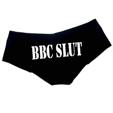 bbc slut panties queen of spades panties bbc slut booty etsy