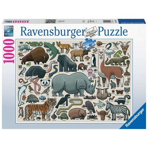 Puzzle Wild Animals Ravensburger 16807 1000 Pieces Jigsaw Puzzles
