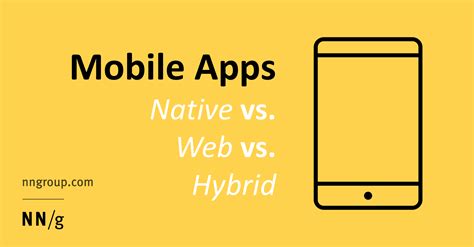 5 characteristics of native applications. Mobile: Native Apps, Web Apps, and Hybrid Apps