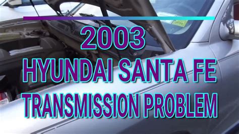 2007 Hyundai Santa Fe Transmission Fluid Type Oren Linsley
