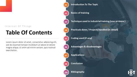 Best Table Of Contents Powerpoint Template And Google Slides Infographic Powerpoint