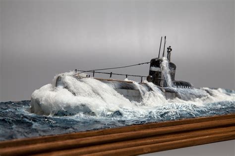 U Boat Type Xxiii Scale Diorama Military Diorama Diorama Scale Model Ships