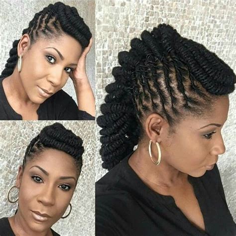 Locs are also known as dreadlocks, dreads, they are ropelike strands of hair formed by braids or braided hair. #Hairstyles for black women. #dreadlocks #mohawk | Locs hairstyles, Dreadlock styles, Natural ...