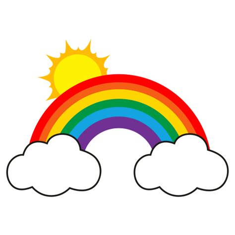 Buy Rainbow And Cloud Svg Png Online In America