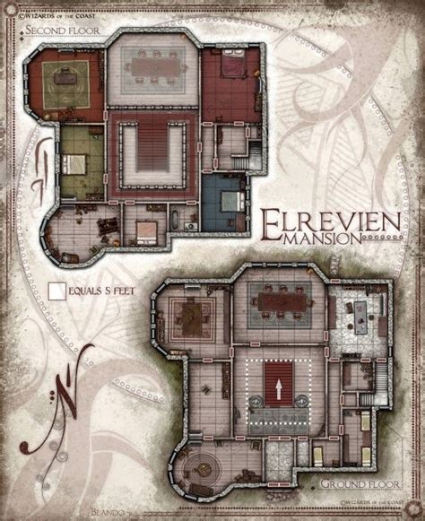 35 Dnd 5e Mansion Map Maps Database Source