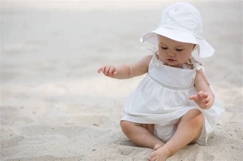 Organic Cotton White Sun Hat for Babies and Toddlers in Victoria BC ...