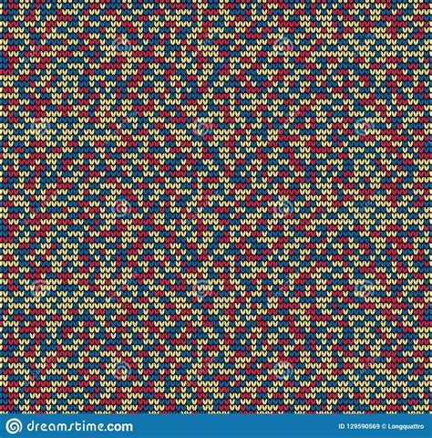 Seamless Color Motley Stock Vector Illustration Of Knit 129590569