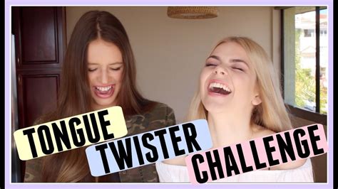 Tongue Twister Challenge Griffin Arnlund Youtube