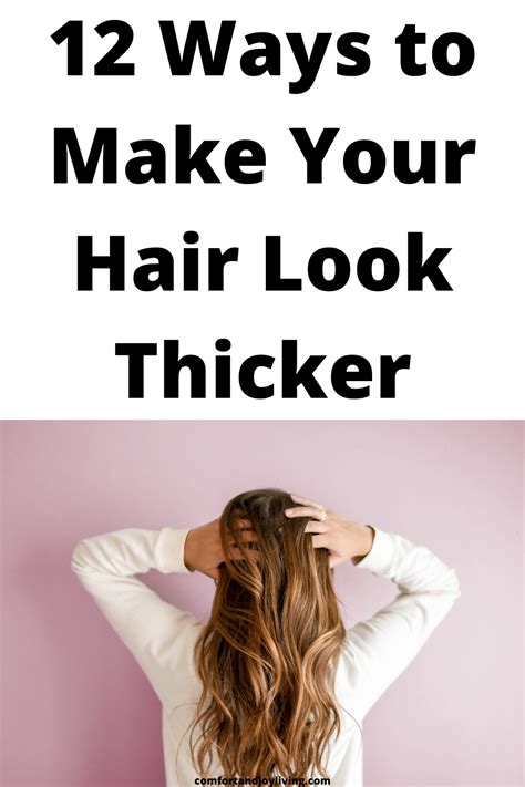 12 Ways To Make Your Hair Look Thicker