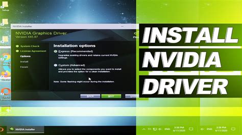 How To Install Graphics Driver Nvidia Youtube