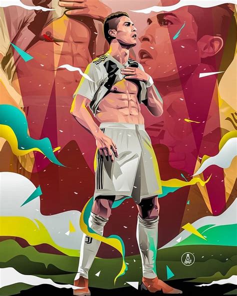 Pin By Alexis On Juventus Illustration Ronaldo Cristiano Ronaldo