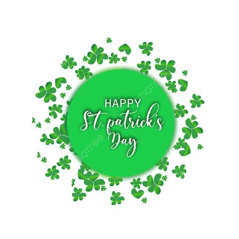 St Patricks Day Vector Hd Png Images Happy St Patricks Day Png Flower