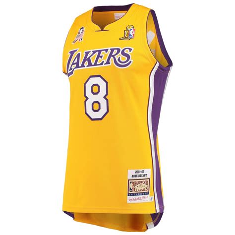 Mitchell Ness Kobe Bryant Los Angeles Lakers 2001 02 Authentic Nba