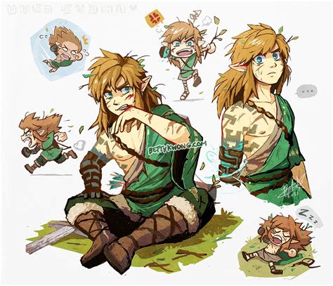 Link The Legend Of Zelda And 2 More Drawn By Bettykwong Danbooru