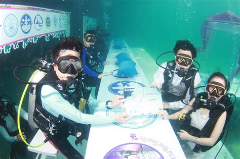 How To Take The Plunge With An Underwater Wedding Ceremony Amm Blog