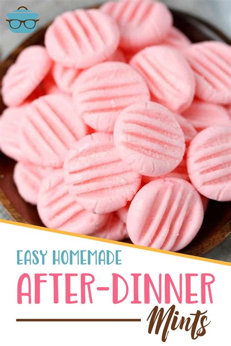 Homemade After Dinner Mints Recipe Best Christmas Recipes After