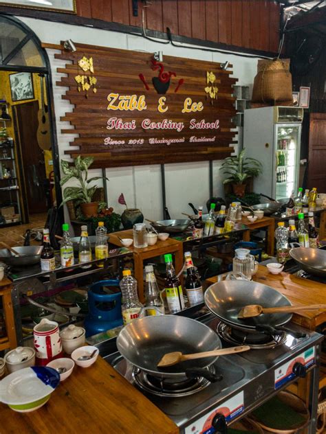 cooking class at zabb e lee thai cooking school in chiang mai wandering the world