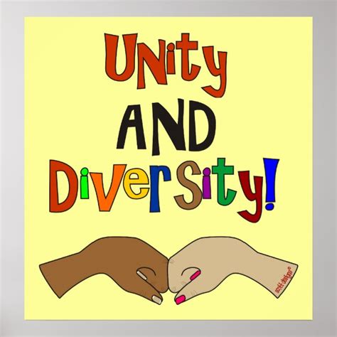 Unity And Diversity Poster