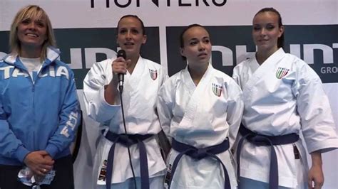 Interview To Italy Female Team Kata 49th European Karate Championships World Karate