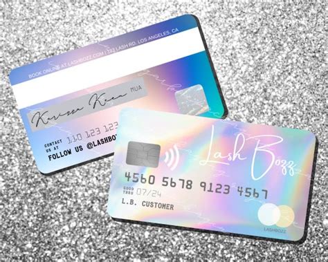 Holographic Business Cards Etsy Detailed Account Stills Gallery