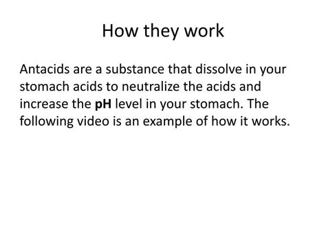 Ppt What Are Antacids Powerpoint Presentation Free Download Id