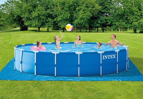 Patio Intex 18 X 48 Round Easy Set Swimming Pool Only Swimming Pools