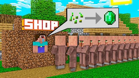Minecraft Noob Vs Pro Noob Opened His Shop In The Village 100