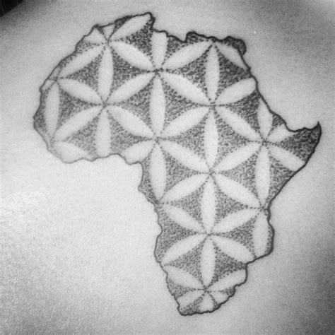 African Continent Tattoo Designs