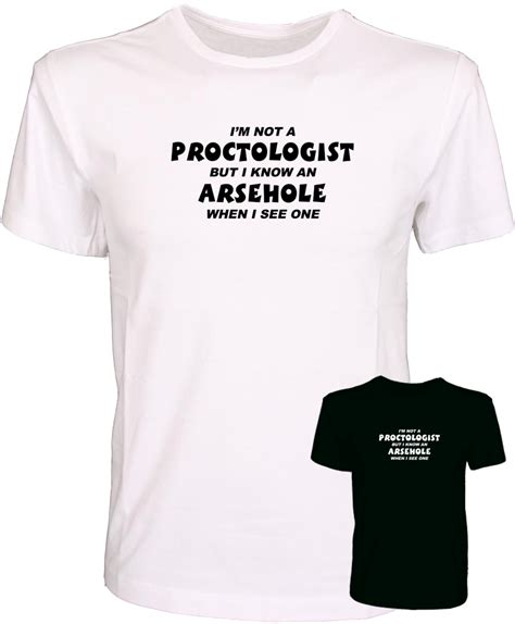 funny joke rude novelty i m not a proctologist t shirt t s xl ebay
